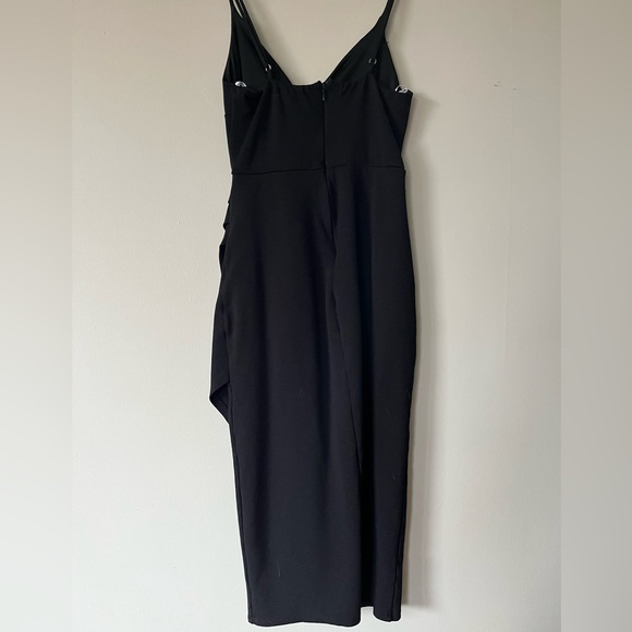 NWOT Lulus All This Appeal Bodycon Midi Black Dress - Picture 4 of 7